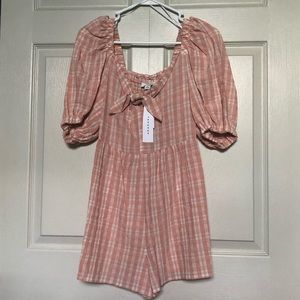 Topshop women’s plaid shirt